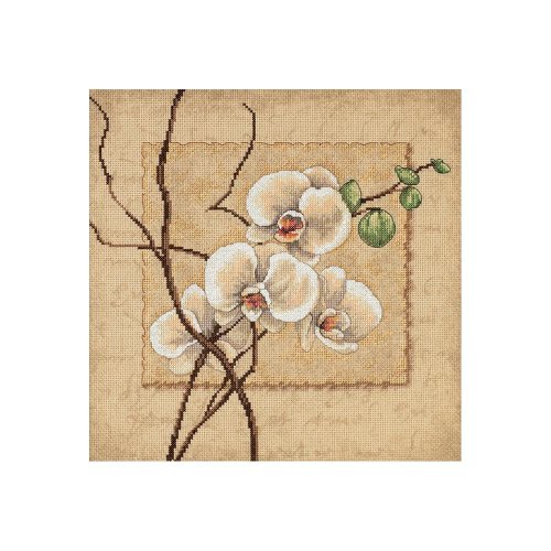 (image for) Oriental Orchids Counted Cross Stitch Kit